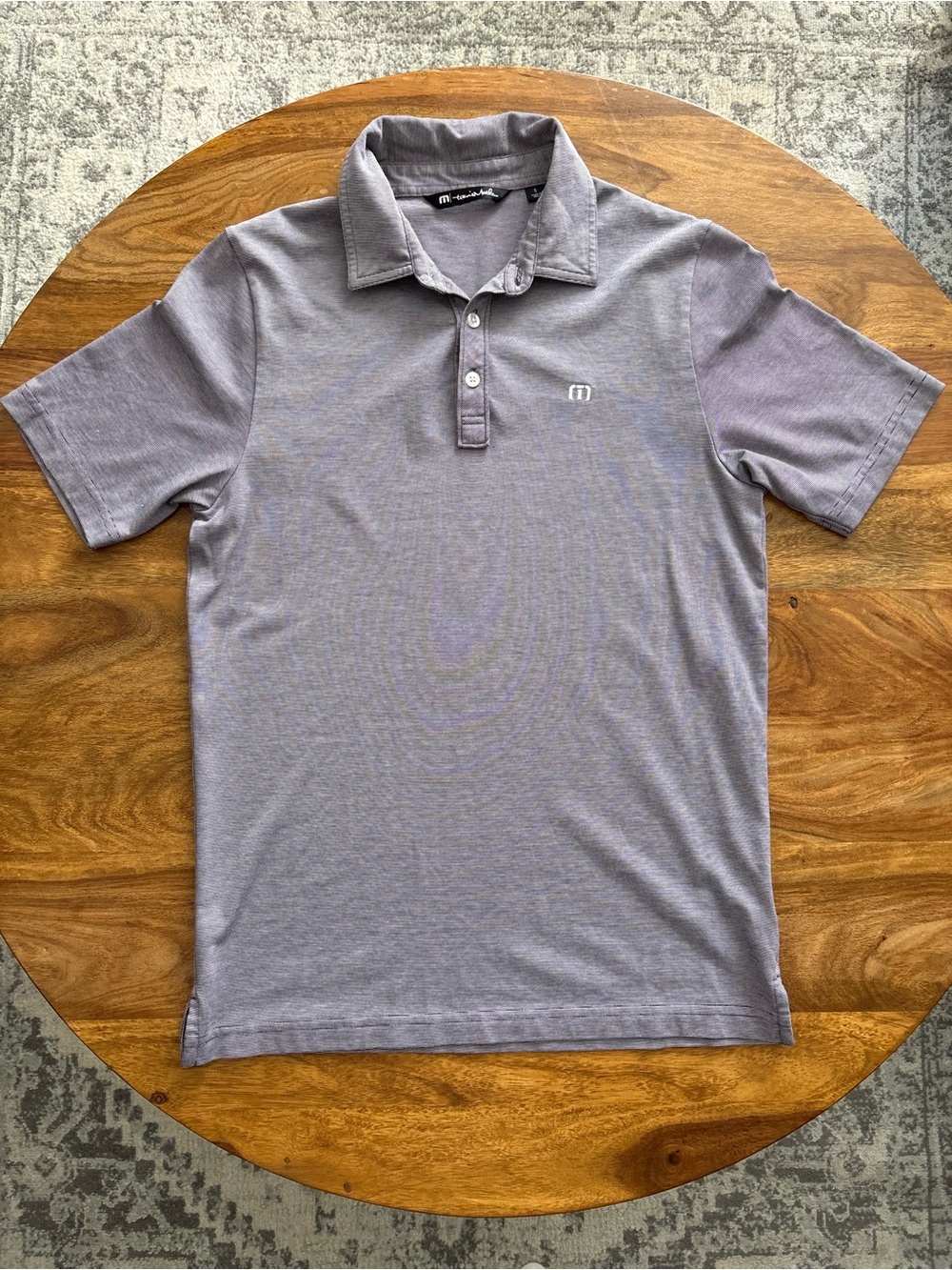 Travis Mathew Men's Lavender Heather Polo